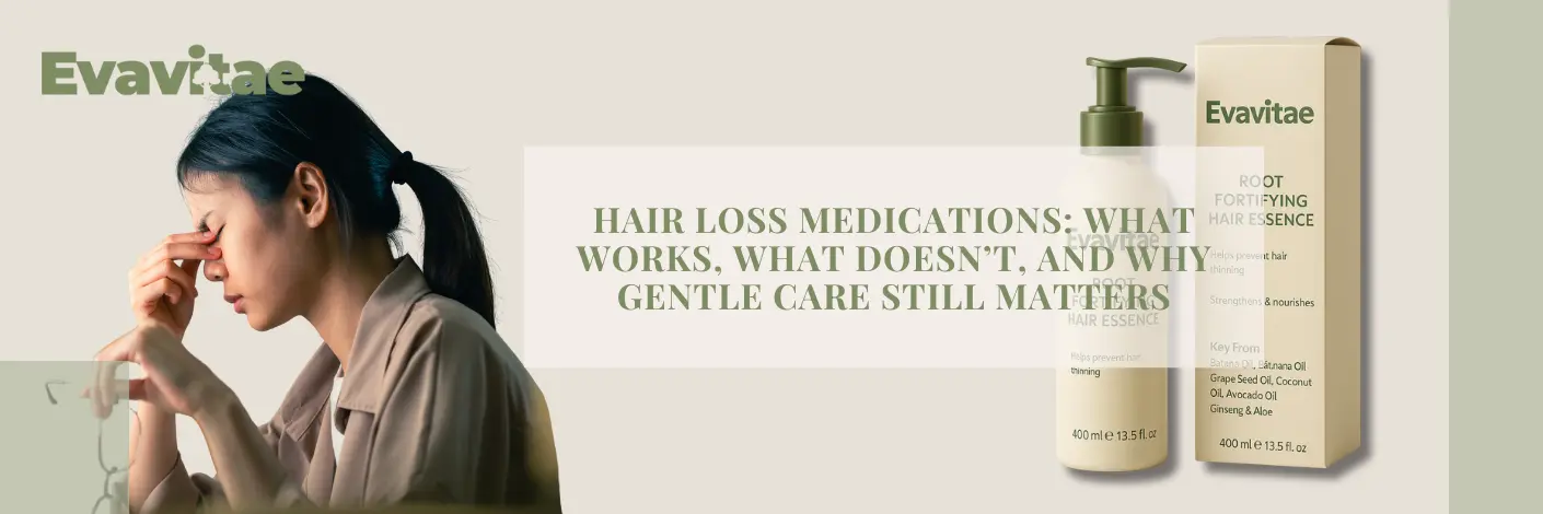Hair Loss Medications What Works, What Doesn’t, and Why Gentle Care Still Matters