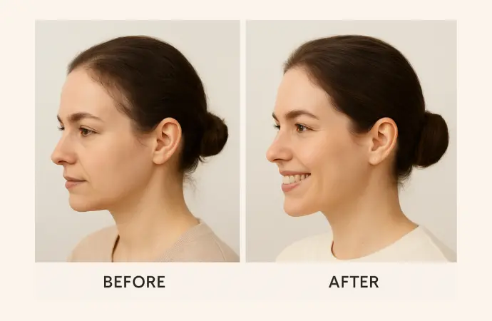 Postpartum Hair Loss Before after 5